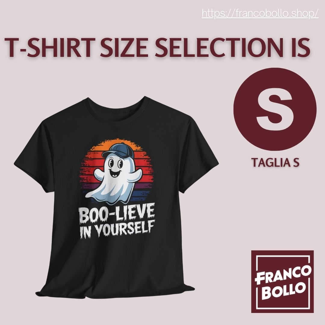 Boo-lieve in Yourself - Maglietta Fantasmino Divertente