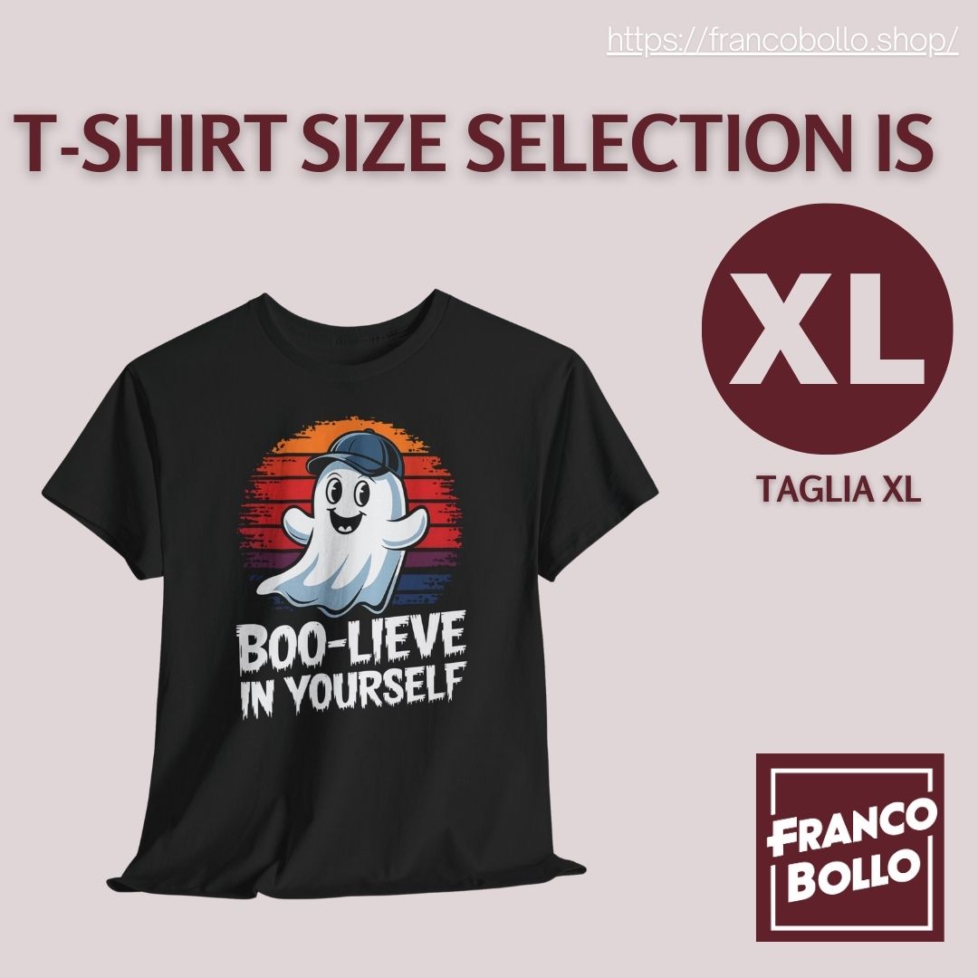 Boo-lieve in Yourself - Maglietta Fantasmino Divertente