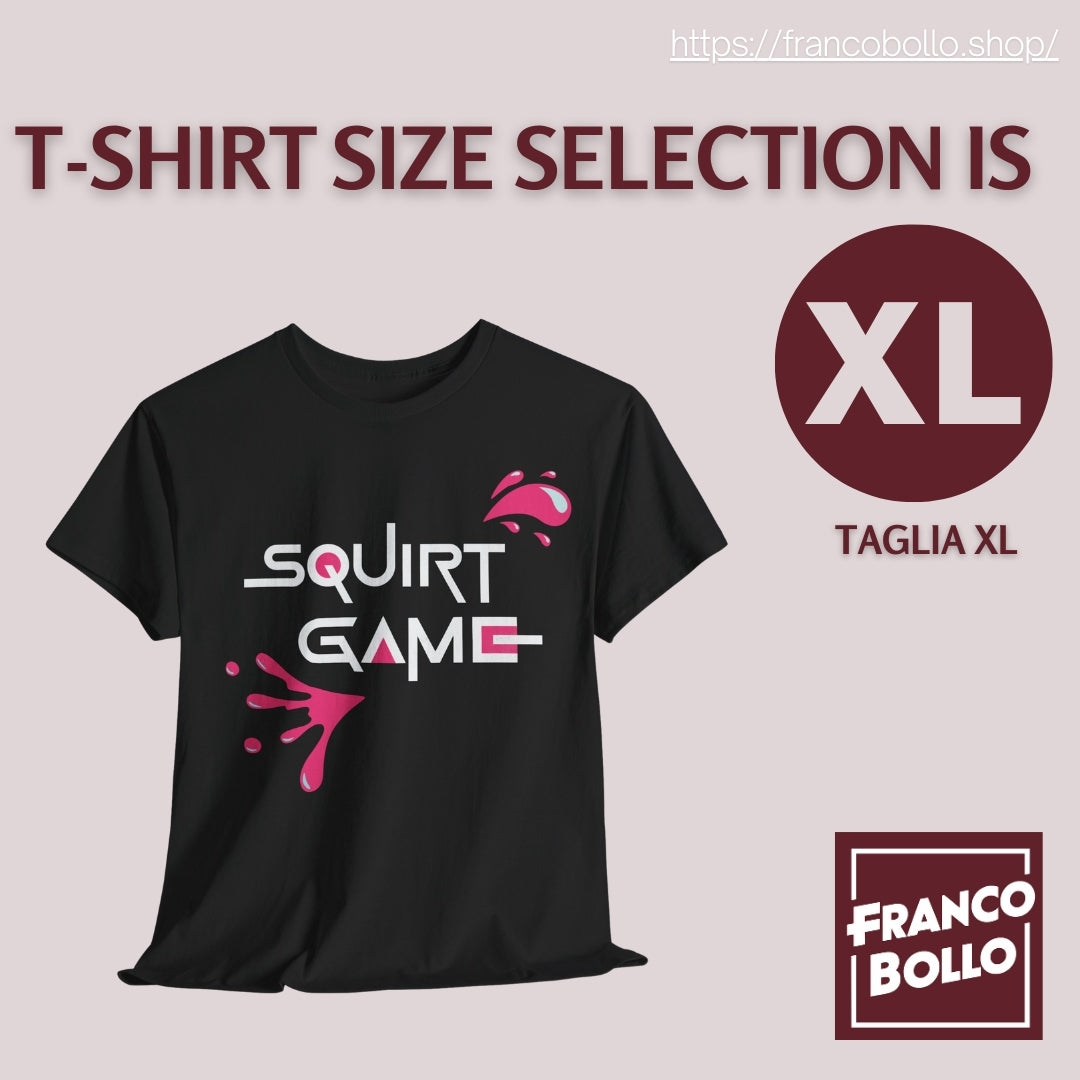 Maglietta "Squirt Game" - Design ironico e sarcastico