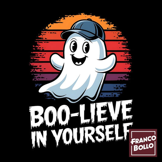 Boo-lieve in Yourself - Maglietta Fantasmino Divertente