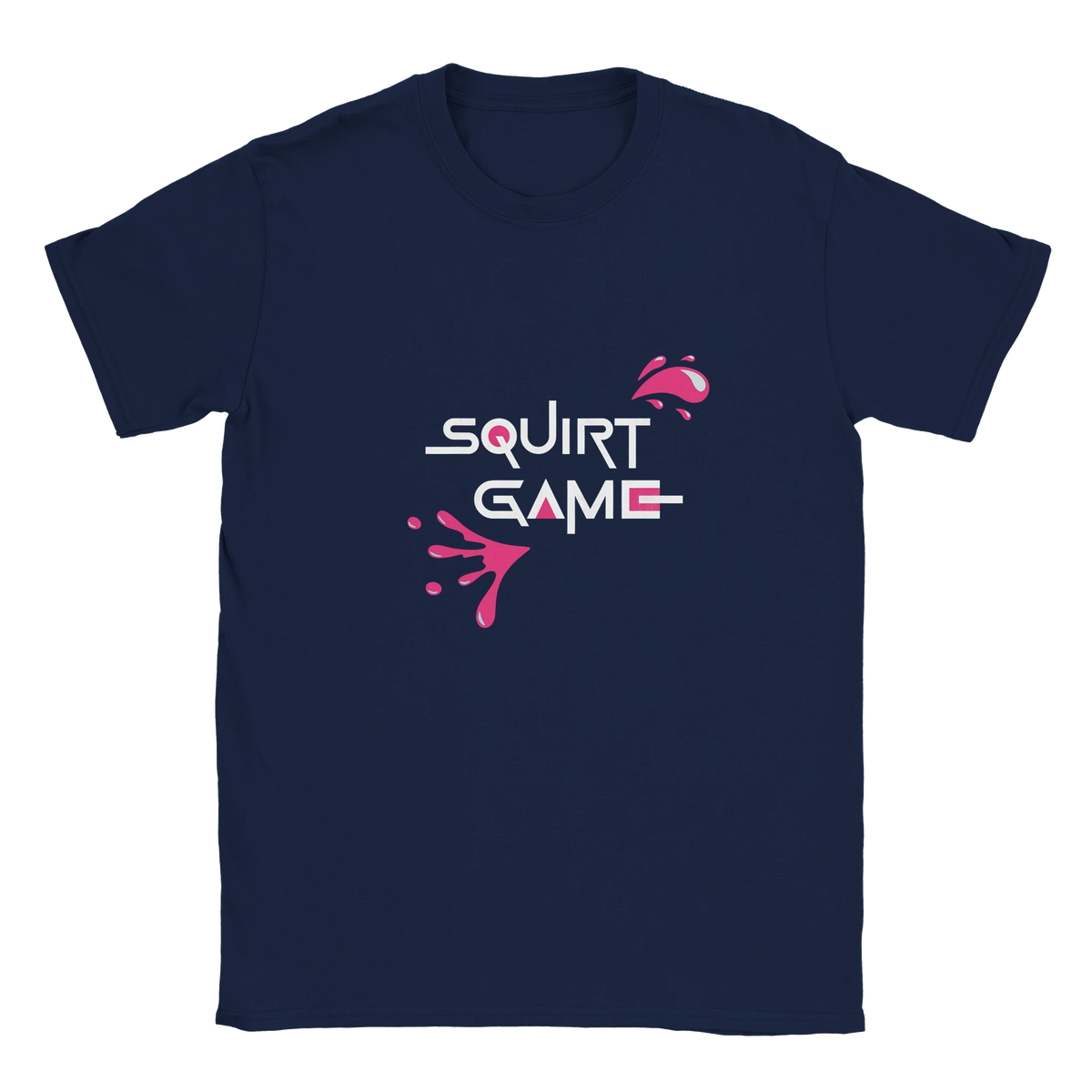Maglietta "Squirt Game" – maglietta blu navy, vista frontale